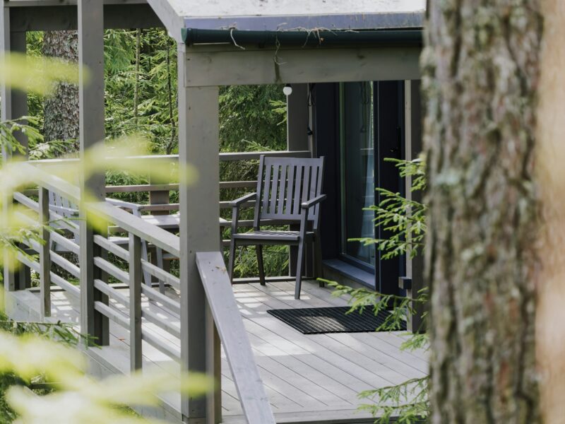 Cabin porch