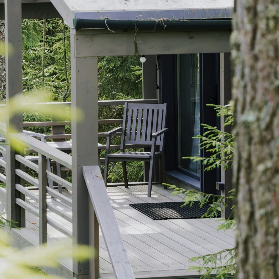 Cabin porch