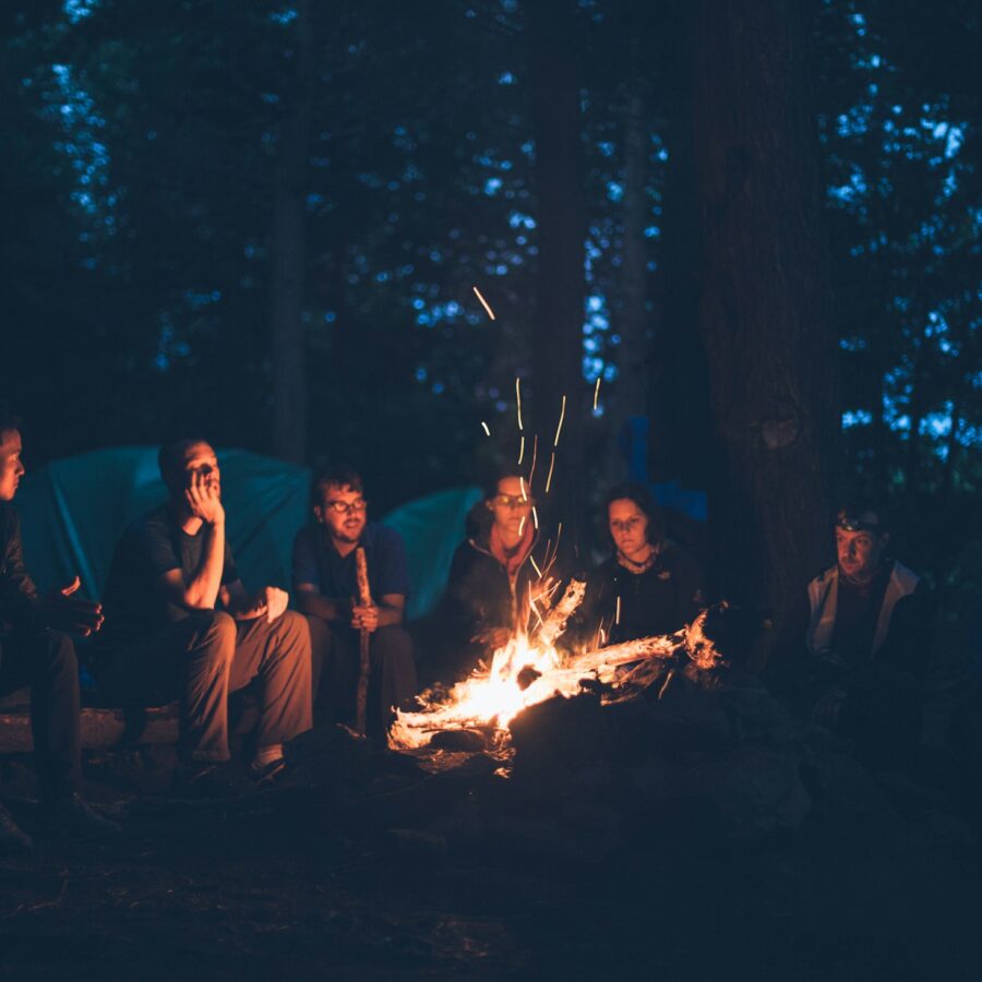 Evening around the fire