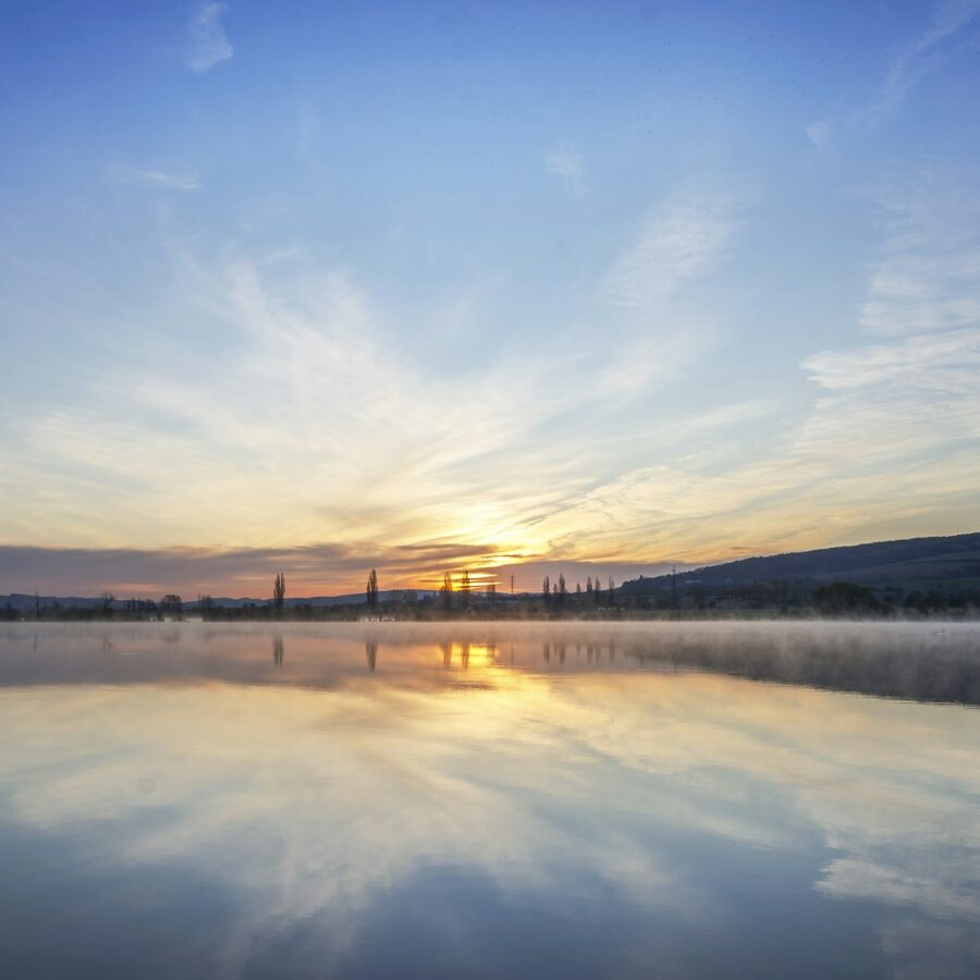 Lake in the morning