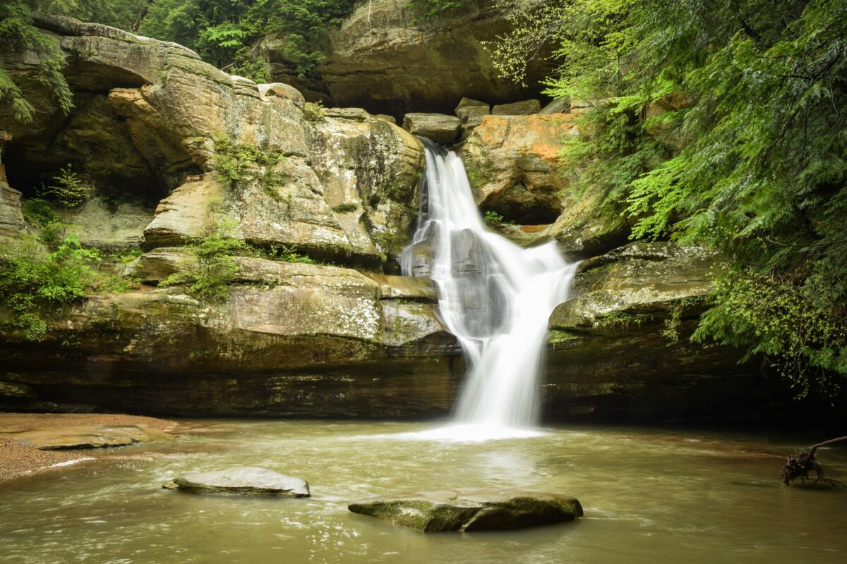 Waterfall in the woods